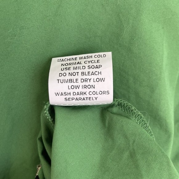 eShakti Green Dress with Black Floral Embroidery - Picture 6 of 7